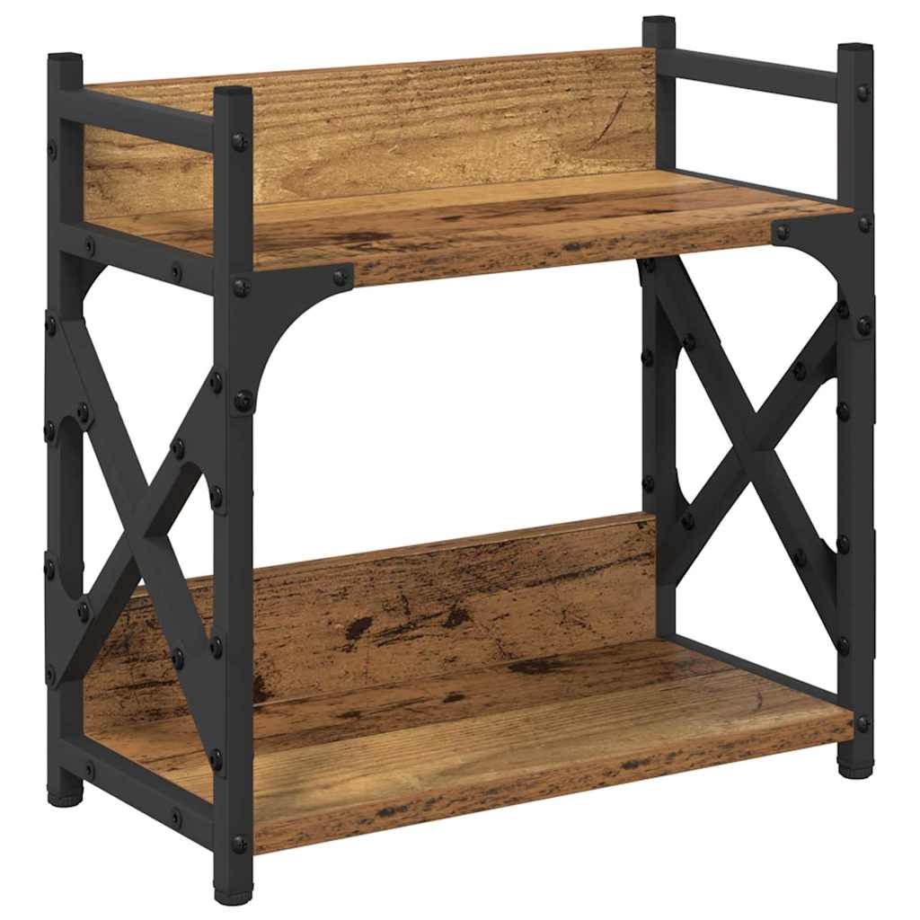 Support d'imprimante en bois recyclé 40 x 20 x 40 cm Panneau à base de bois