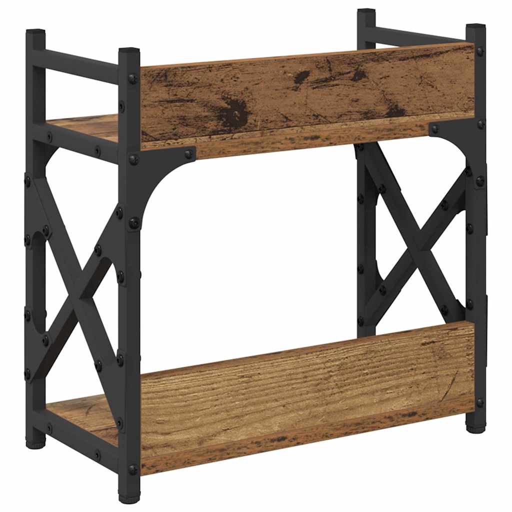 Support d'imprimante en bois recyclé 40 x 20 x 40 cm Panneau à base de bois