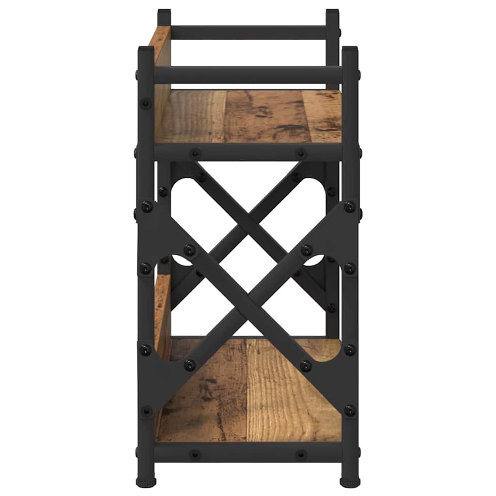 Support d'imprimante en bois recyclé 40 x 20 x 40 cm Panneau à base de bois