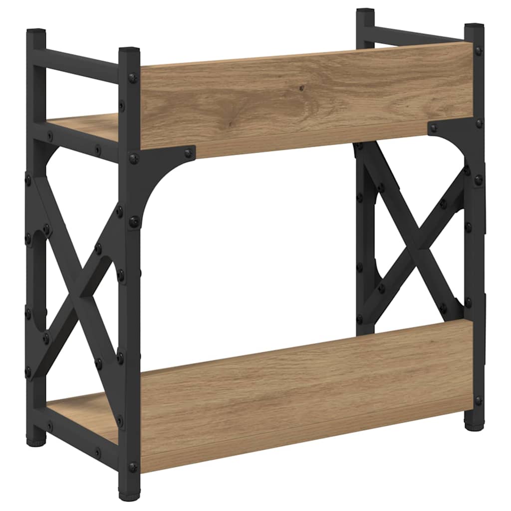 Support d'imprimante chêne Artisan 40 x 20 x 40 cm bois d'ingénierie
