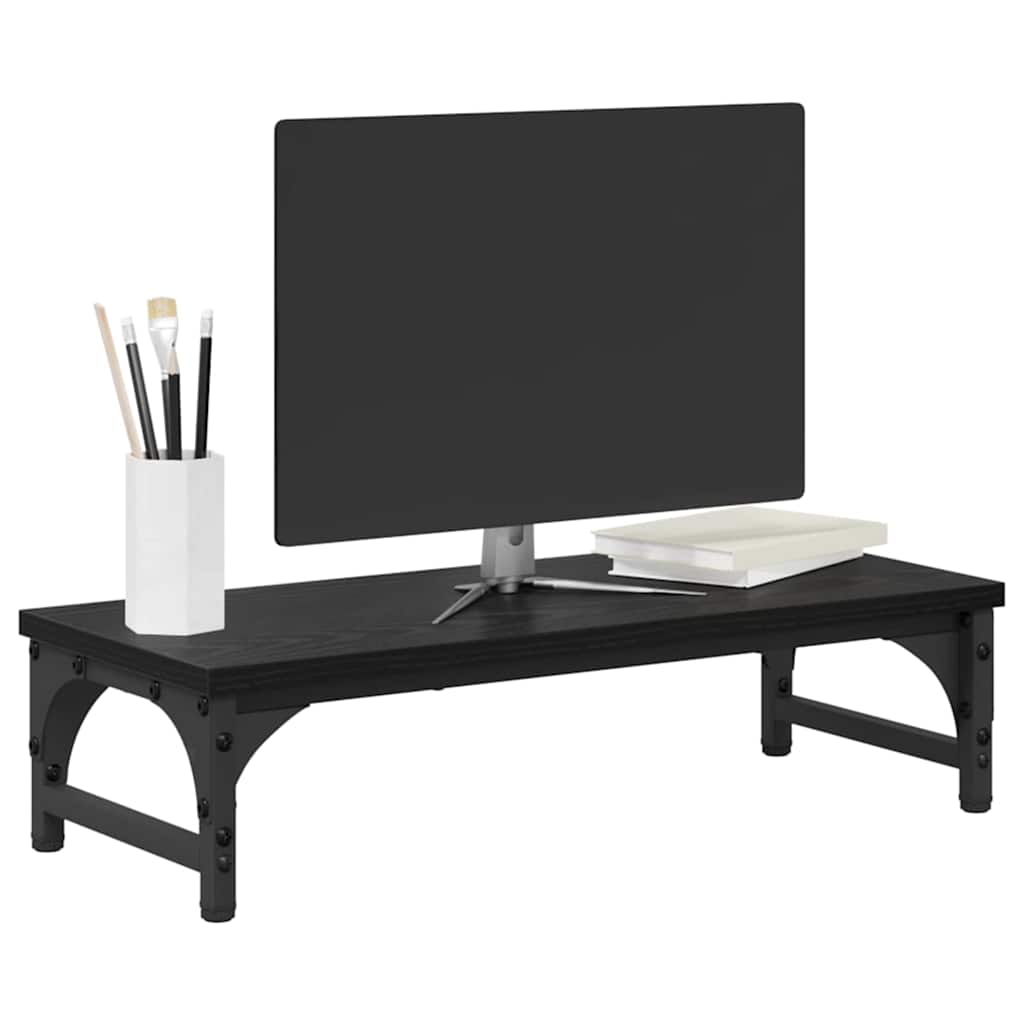 Monitor Stand Black Oak-Look 55 x 23 x 14 cm