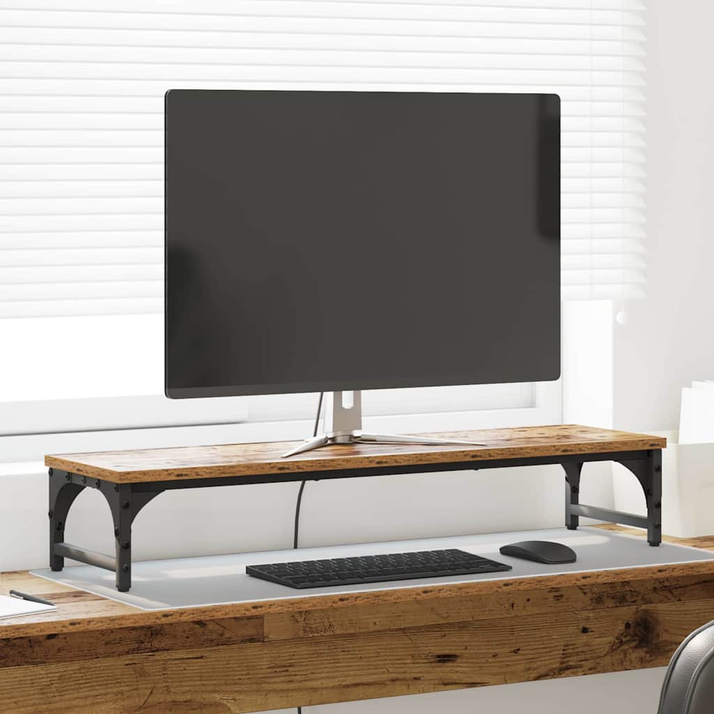 Monitor Halterung Altholz 85 x 23 x 15,5 cm Holzwerkstoff