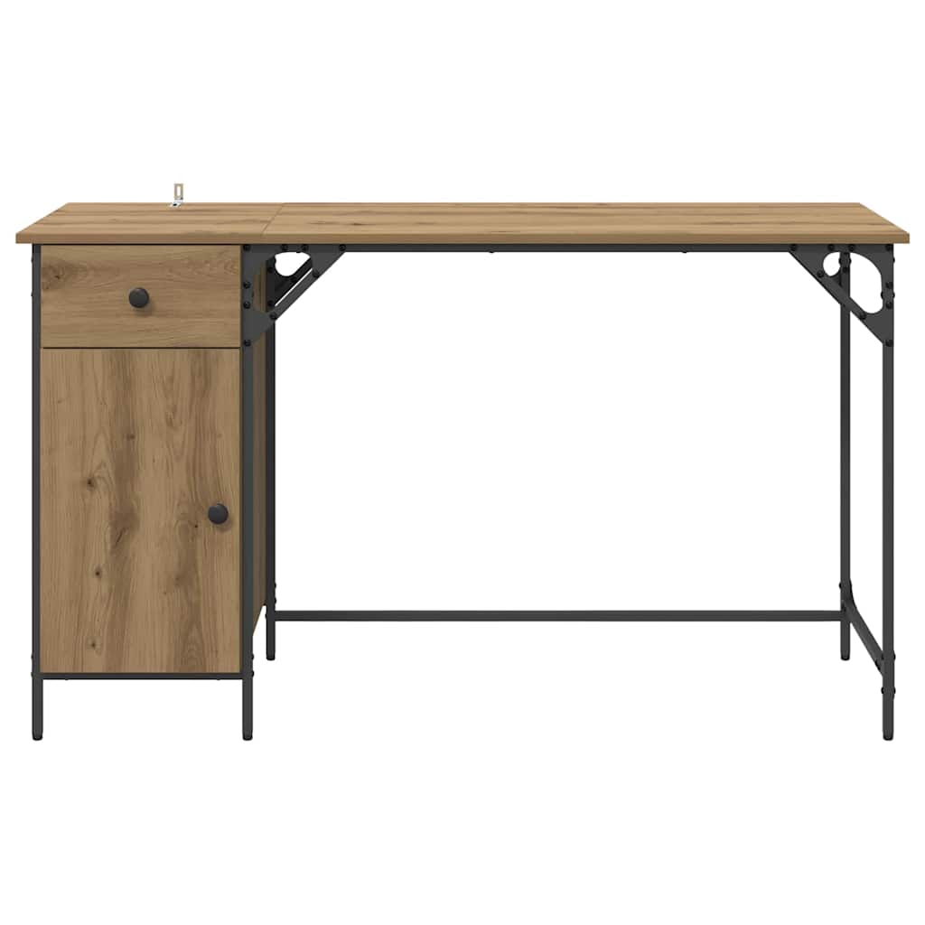 Computertisch Artisan-Eiche 131 x 48 x 75 cm Holzwerkstoff