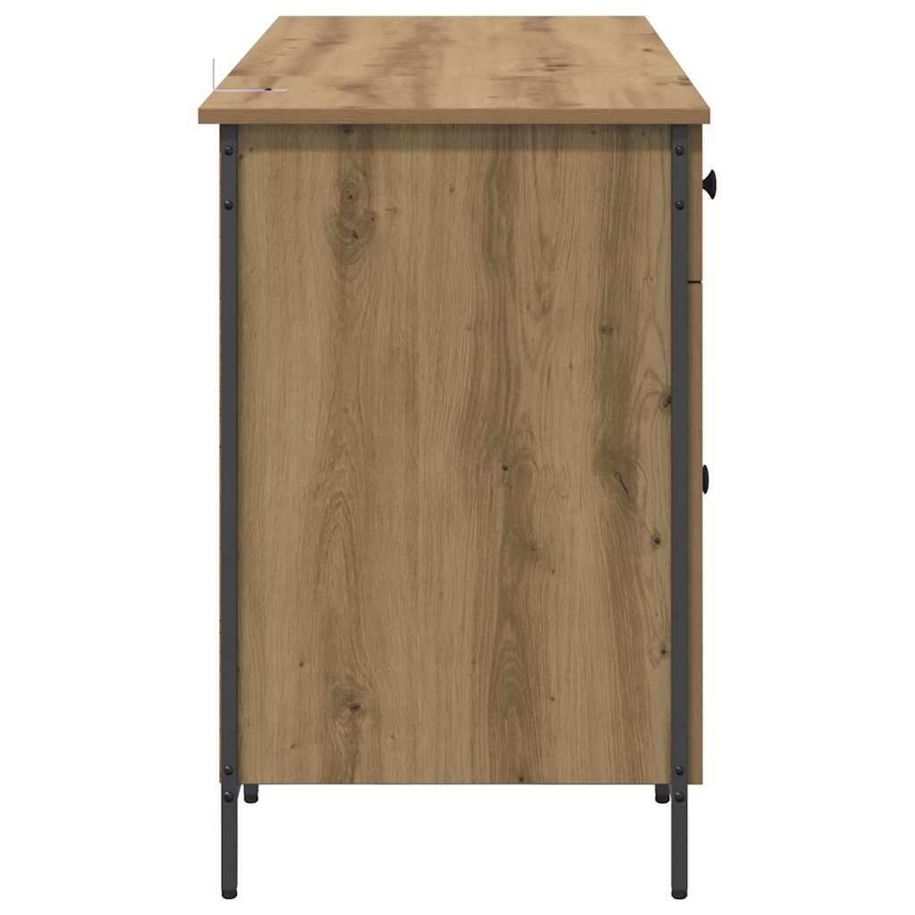 Computertisch Artisan-Eiche 131 x 48 x 75 cm Holzwerkstoff