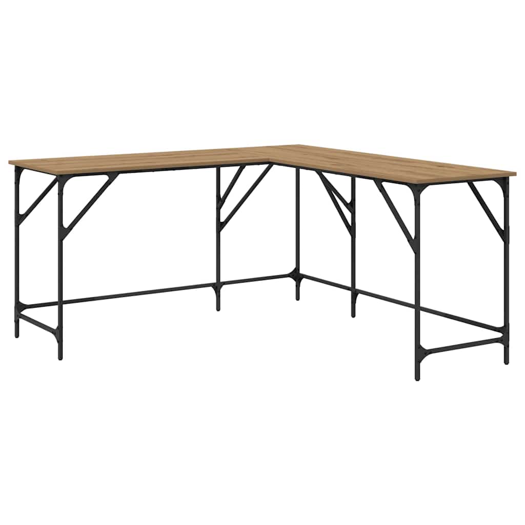 Desk Artisan Oak 149 x 149 x 75 cm Wood-based Material