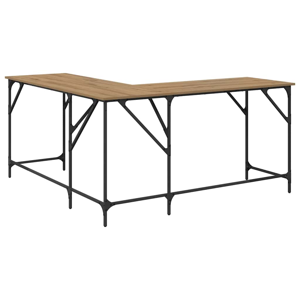 Desk Artisan Oak 149 x 149 x 75 cm Wood-based Material