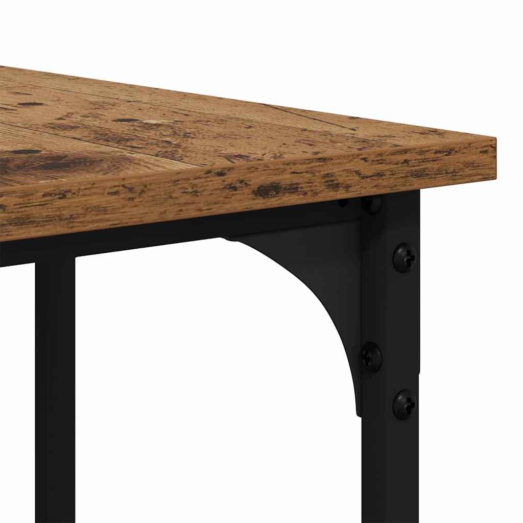 Bureau bois recyclé 139 x 139 x 75 cm Panneau de particules