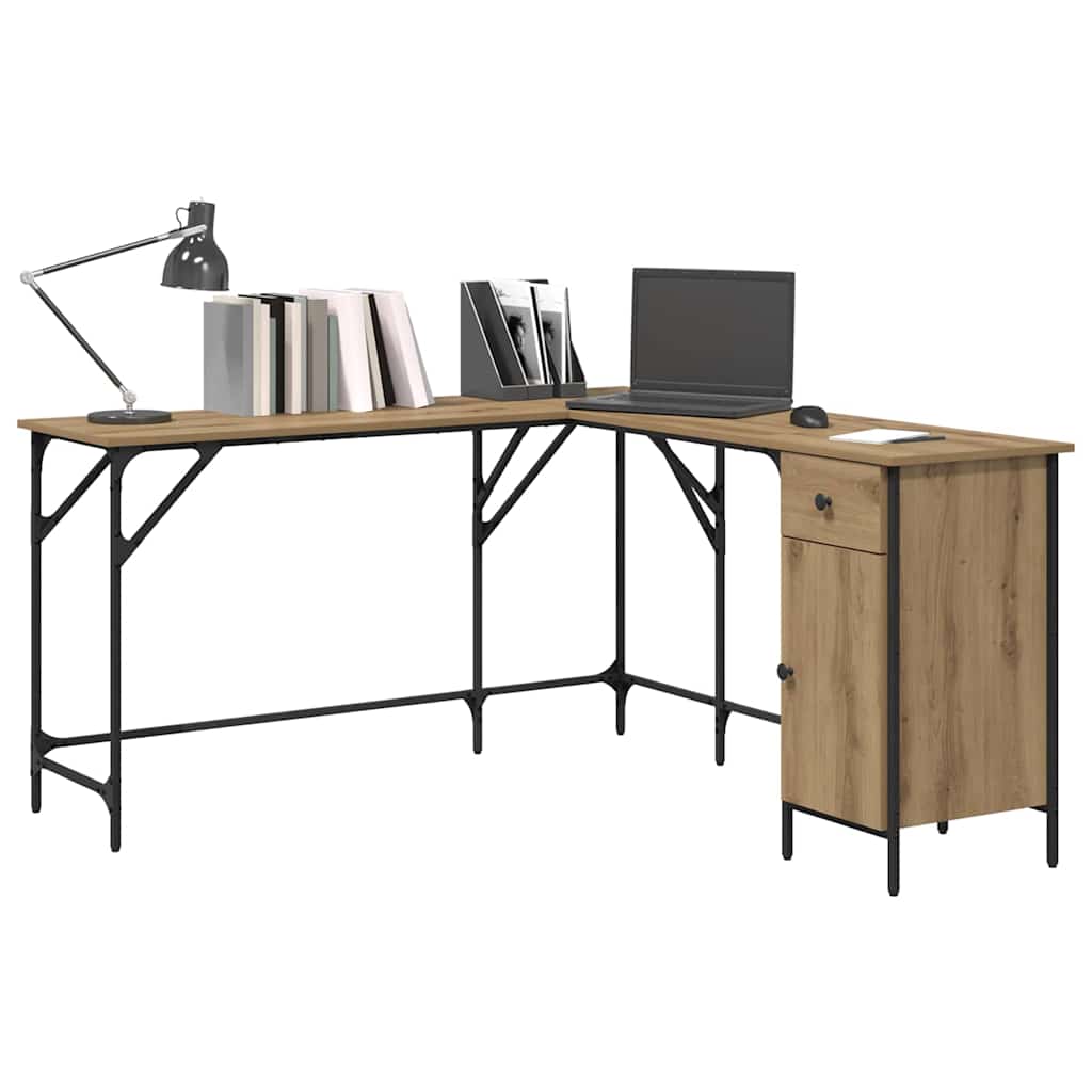 Schreibtisch Artisan-Eiche 141 x 141 x 75 cm Holzwerkstoff