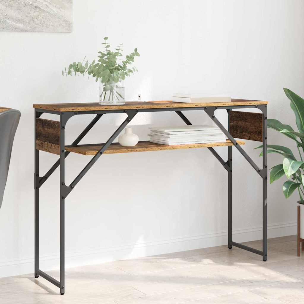 Console Table Reclaimed Wood 105x30x75cm Wood Composite
