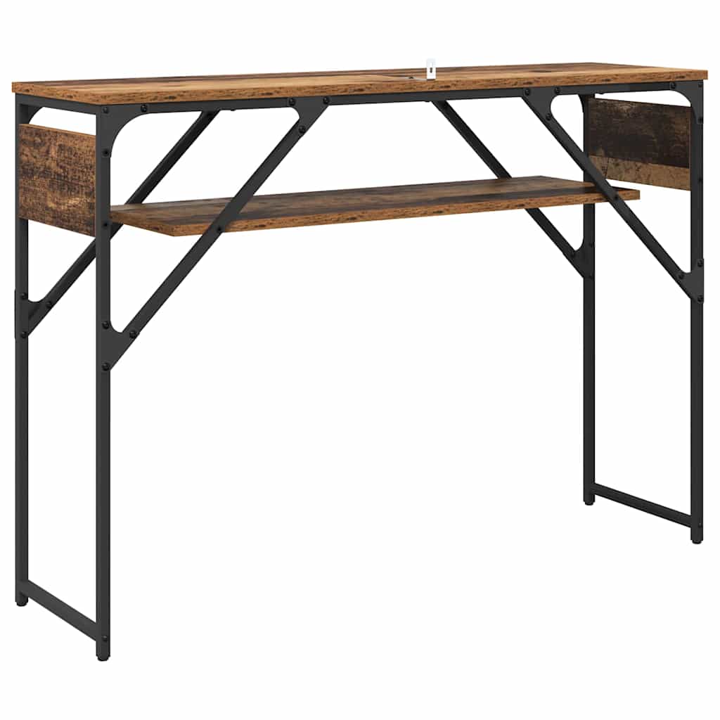 Console Table Reclaimed Wood 105x30x75cm Wood Composite