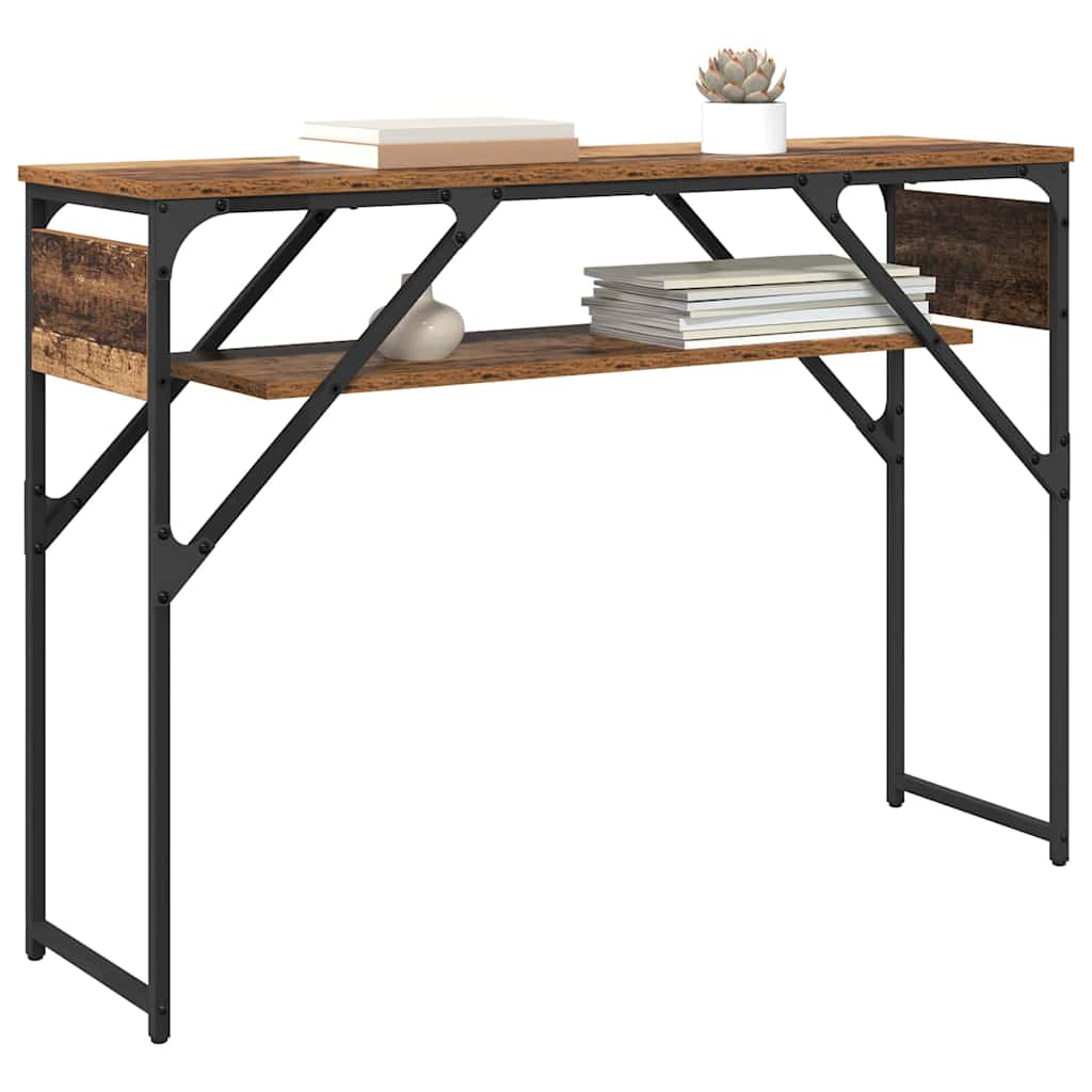 Console Table Reclaimed Wood 105x30x75cm Wood Composite