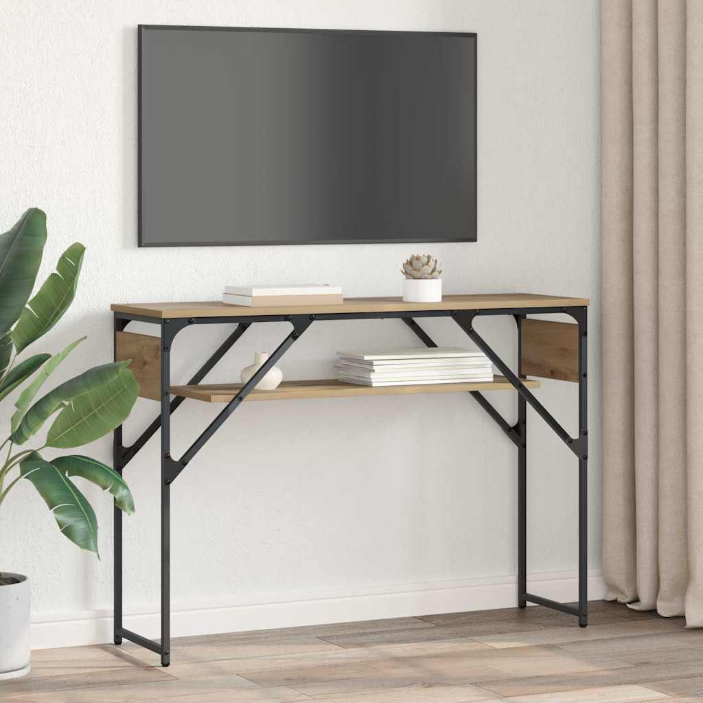 Konsolentisch Artisan-Eiche 105x30x75cm Holzwerkstoff