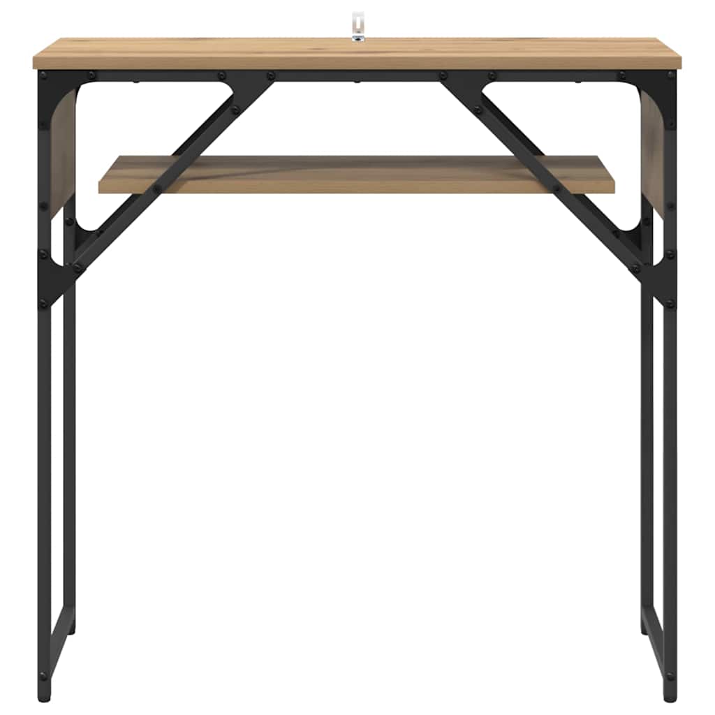 Konsolentisch Artisan-Eiche 75x30x75cm Holzwerkstoff