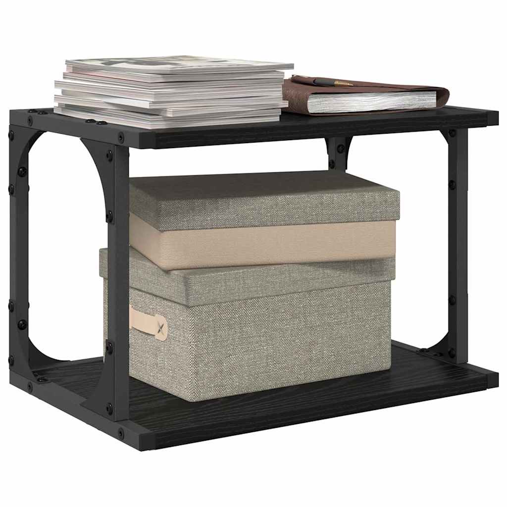 Printer Stand Black Oak-Look 41 x 28 x 33.5 cm