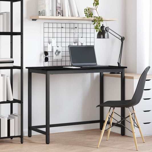 Tisch Schwarz Eichen-Optik 80 x 50 x 76,5 cm