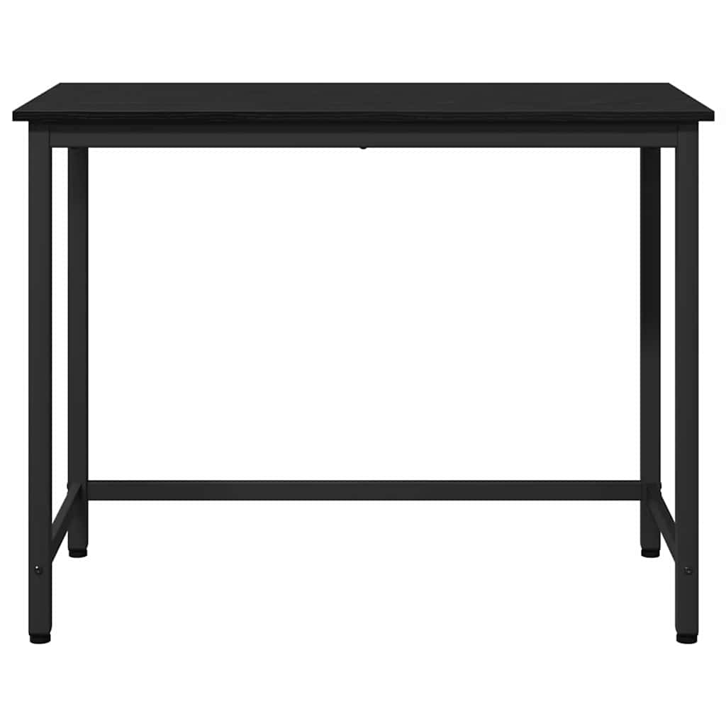 Tisch Schwarz Eichen-Optik 80 x 50 x 76,5 cm