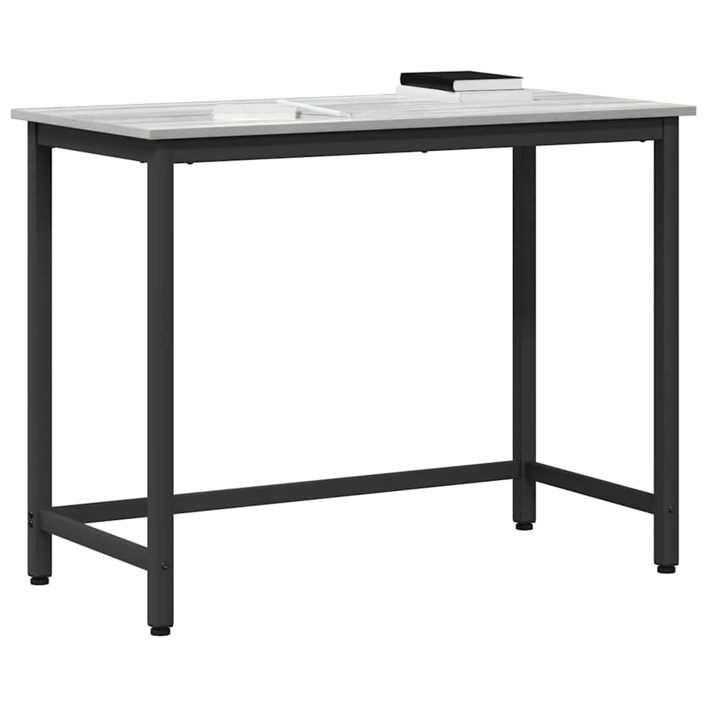 Table Gray Sonoma 80 x 50 x 76.5 cm Engineered Wood and Steel