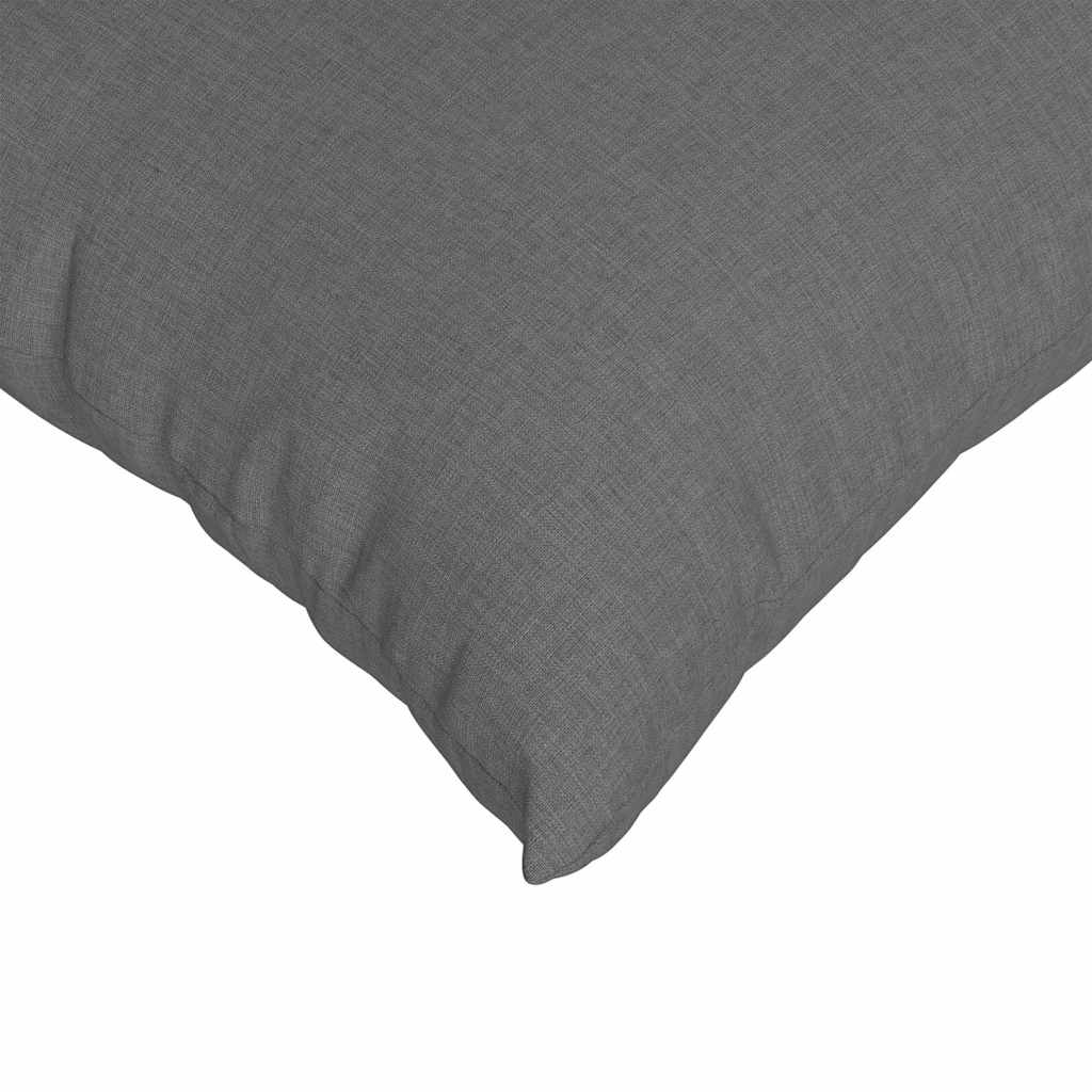 Sofakissen 2 pcs Dunkelgrau 50 x 30 cm Stoff