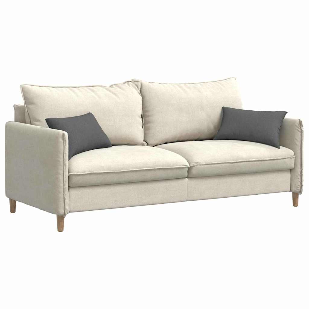 Sofakissen 2 pcs Dunkelgrau 50 x 30 cm Stoff