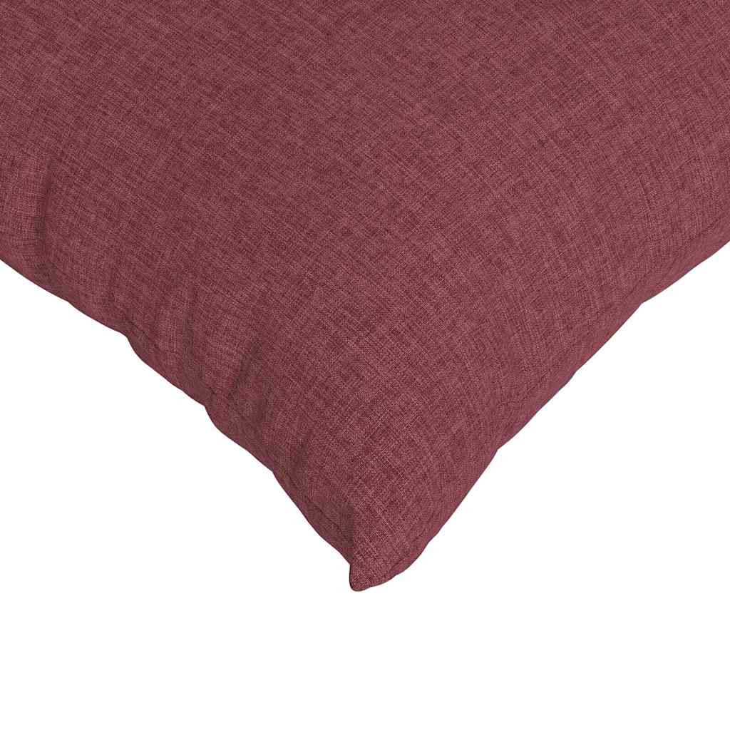 Coussins de canapé 2 pcs Bordeaux 50 x 30 cm Tissu