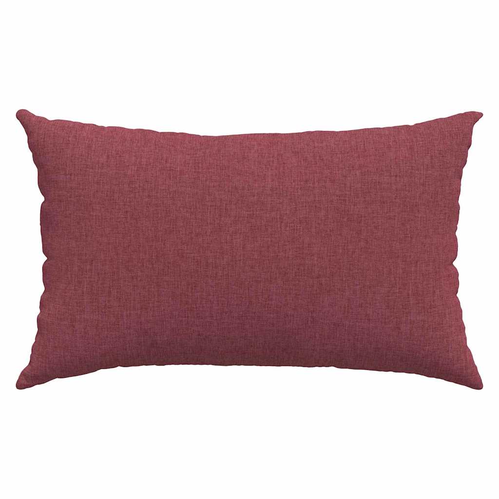 Coussins de canapé 2 pcs Bordeaux 50 x 30 cm Tissu