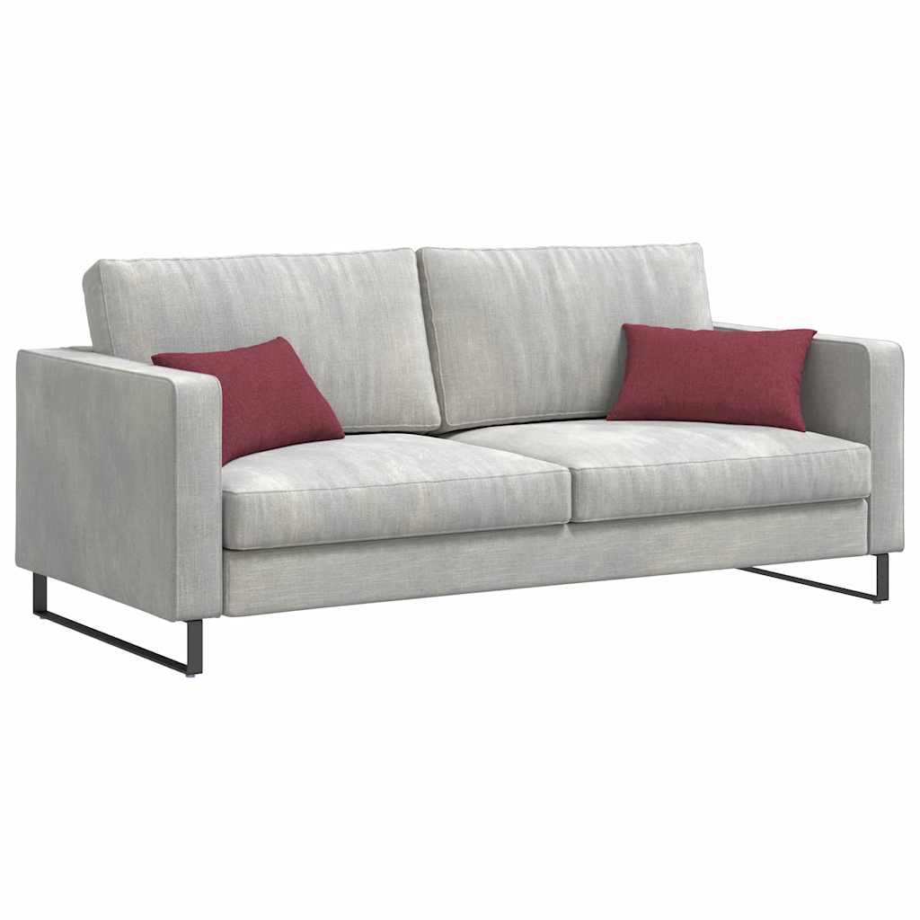 Coussins de canapé 2 pcs Bordeaux 50 x 30 cm Tissu