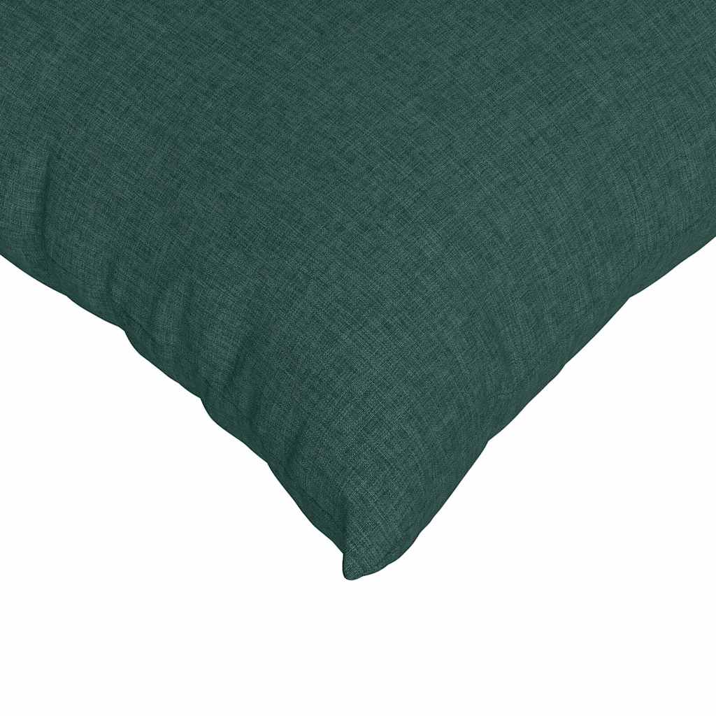 Coussins de canapé 2 pcs Vert foncé 50 x 30 cm Tissu