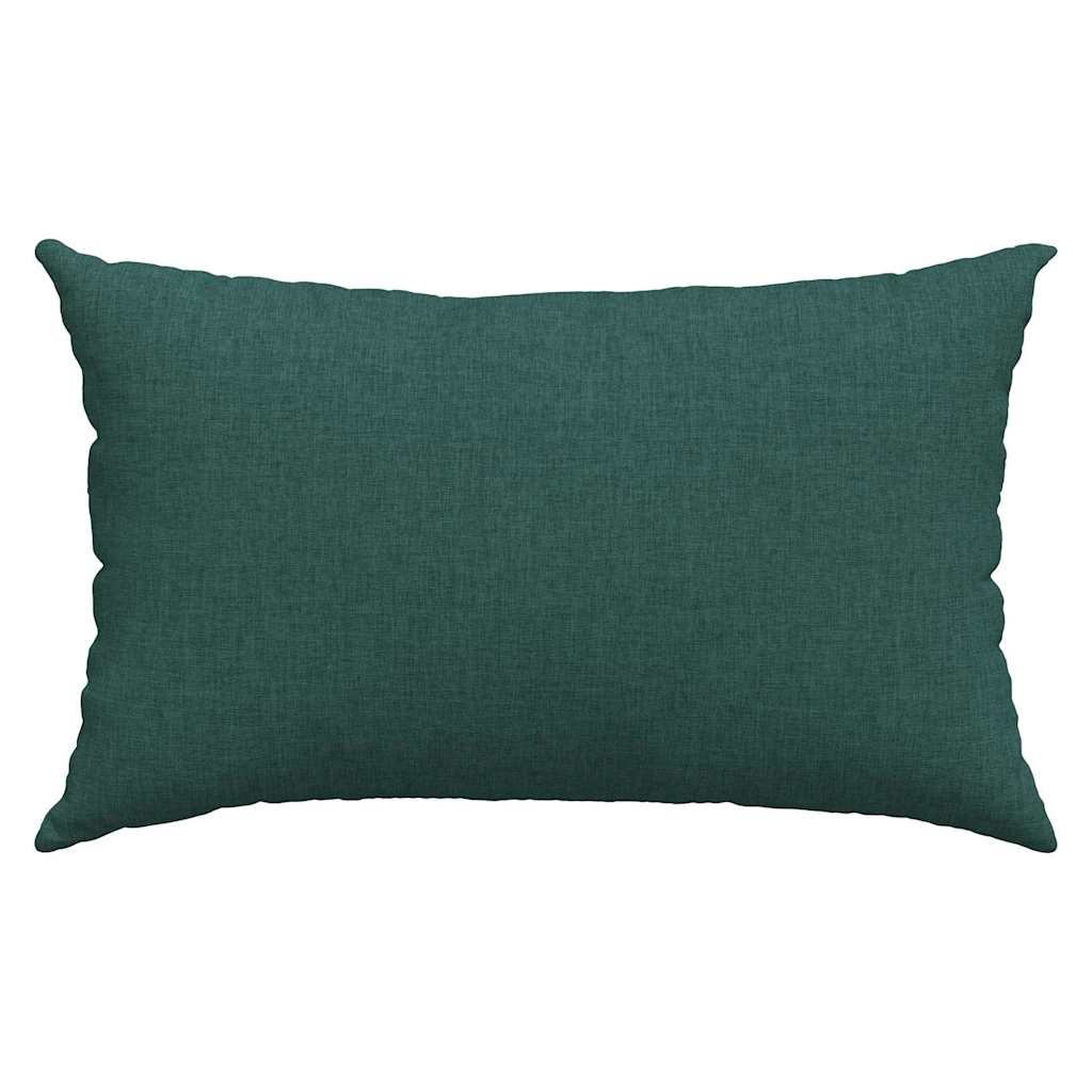 Coussins de canapé 2 pcs Vert foncé 50 x 30 cm Tissu