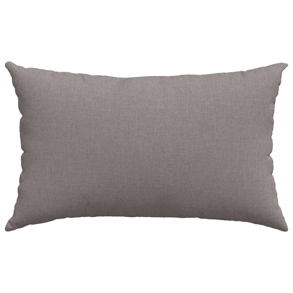 Coussins de canapé 2 pcs Taupe 50 x 30 cm Tissu