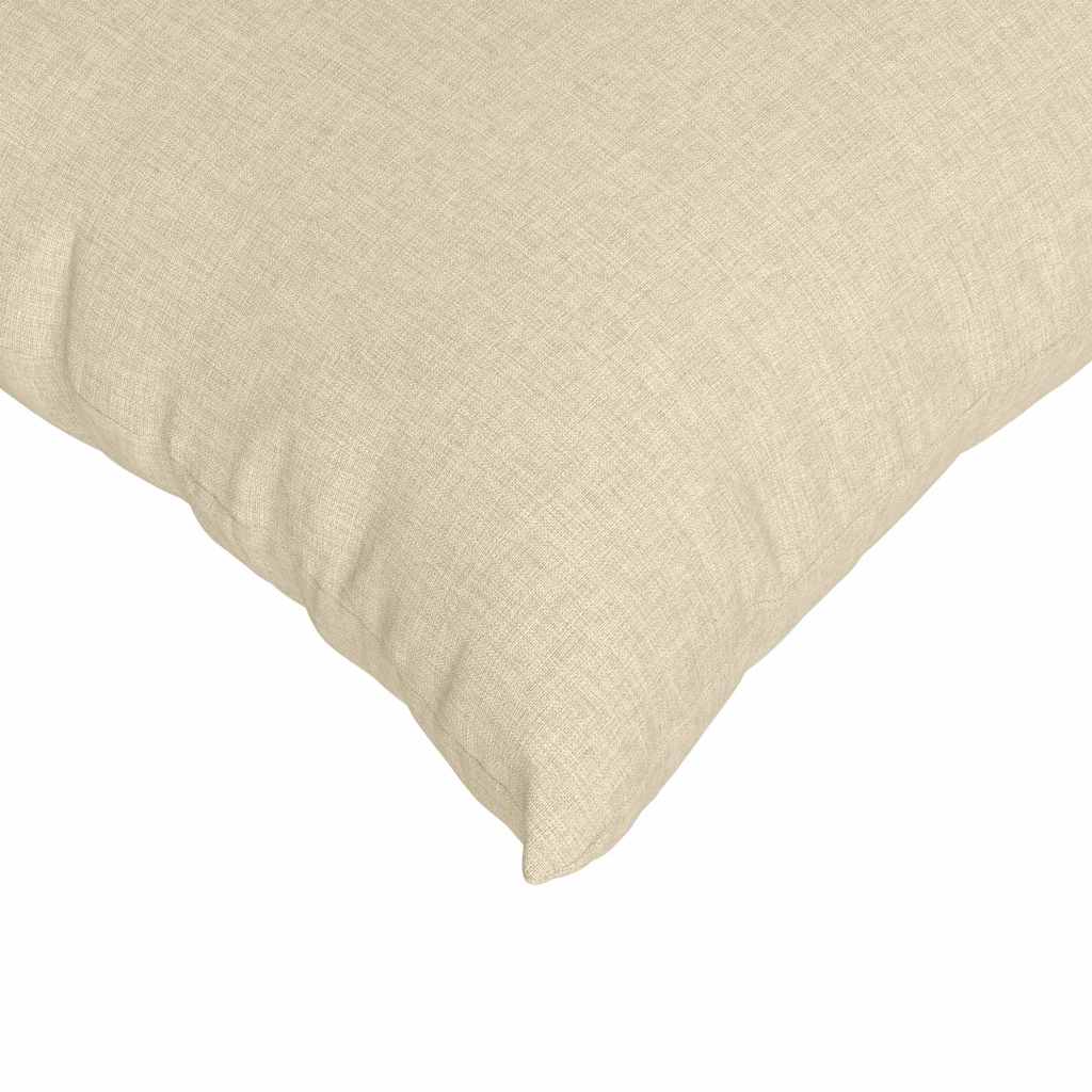 Couch cushions 2 pcs Cream 50 x 30 cm Fabric
