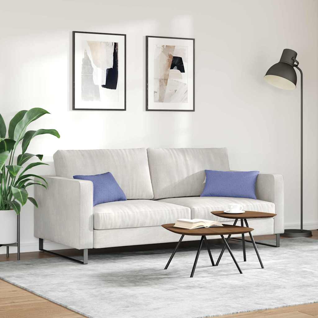 Coussins de canapé 2 pcs Jean bleu 50 x 30 cm Tissu