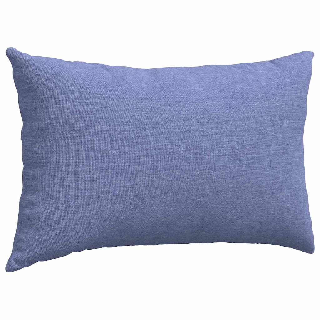 Coussins de canapé 2 pcs Jean bleu 50 x 30 cm Tissu