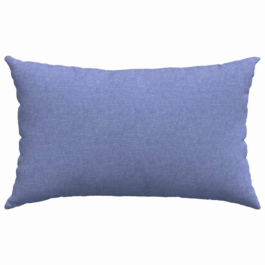 Coussins de canapé 2 pcs Jean bleu 50 x 30 cm Tissu