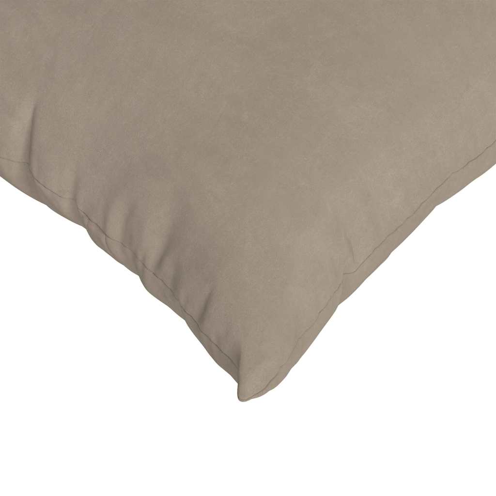Sofa cushions 2 pieces Taupe 50 x 30 cm Fabric
