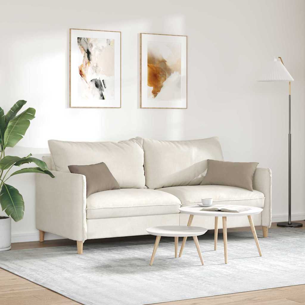 Sofa cushions 2 pieces Taupe 50 x 30 cm Fabric