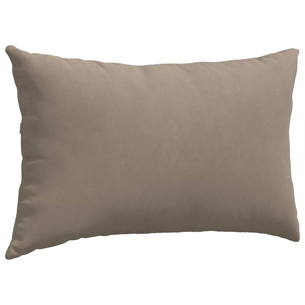 Sofa cushions 2 pieces Taupe 50 x 30 cm Fabric