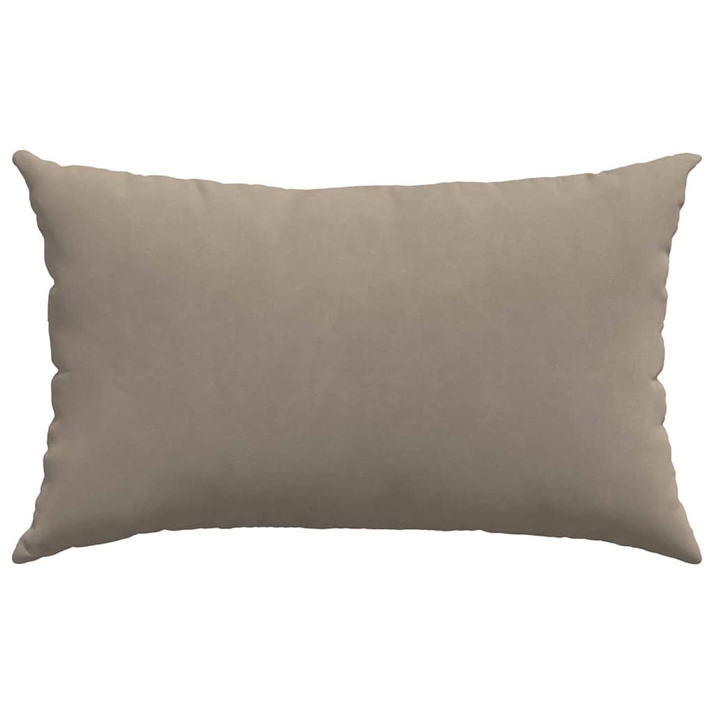 Sofa cushions 2 pieces Taupe 50 x 30 cm Fabric