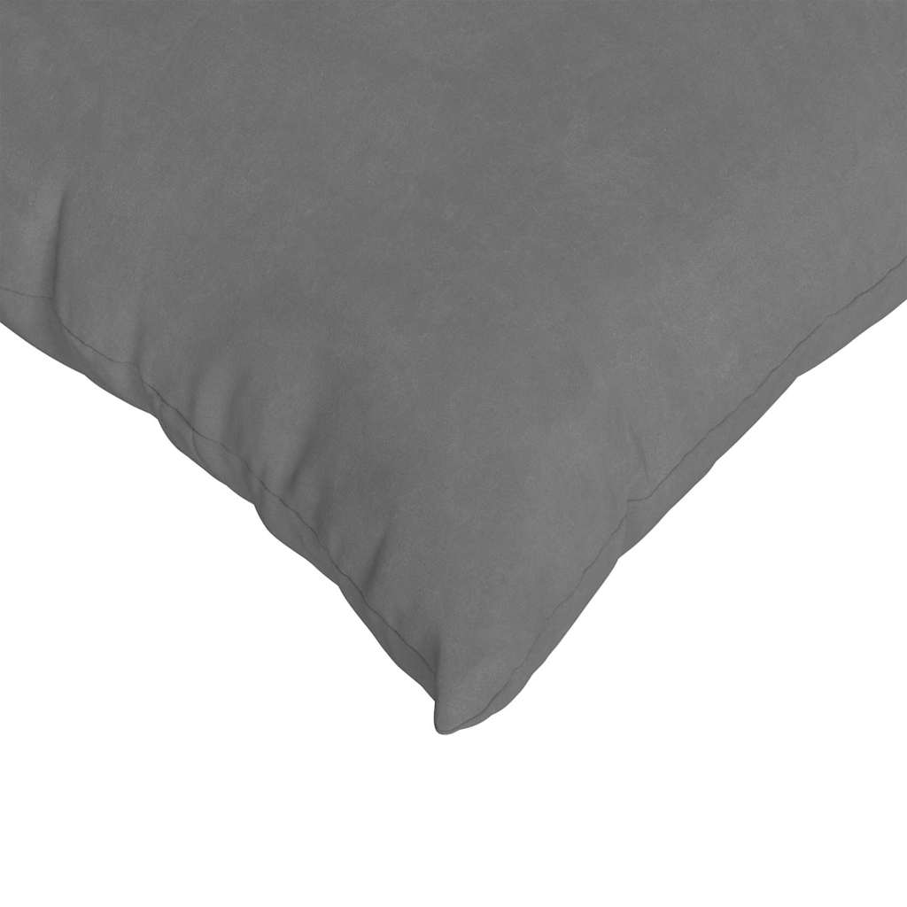 Coussins de canapé 2 pièces Gris foncé 50 x 30 cm Tissu