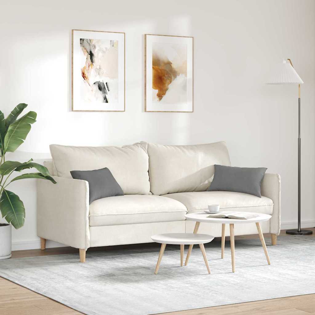 Coussins de canapé 2 pièces Gris foncé 50 x 30 cm Tissu
