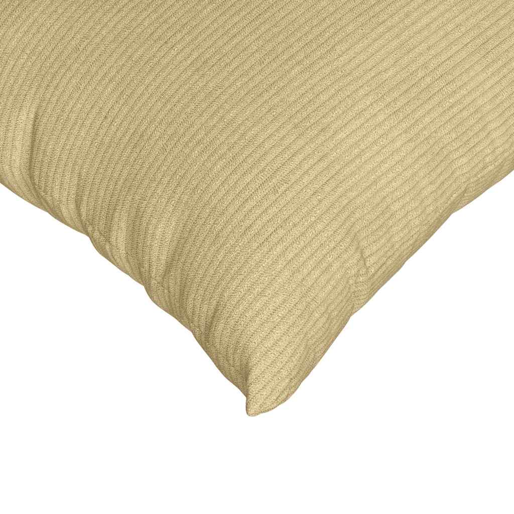 Coussins de canapé 2 pièces gris-vert 50 x 30 cm en velours côtelé