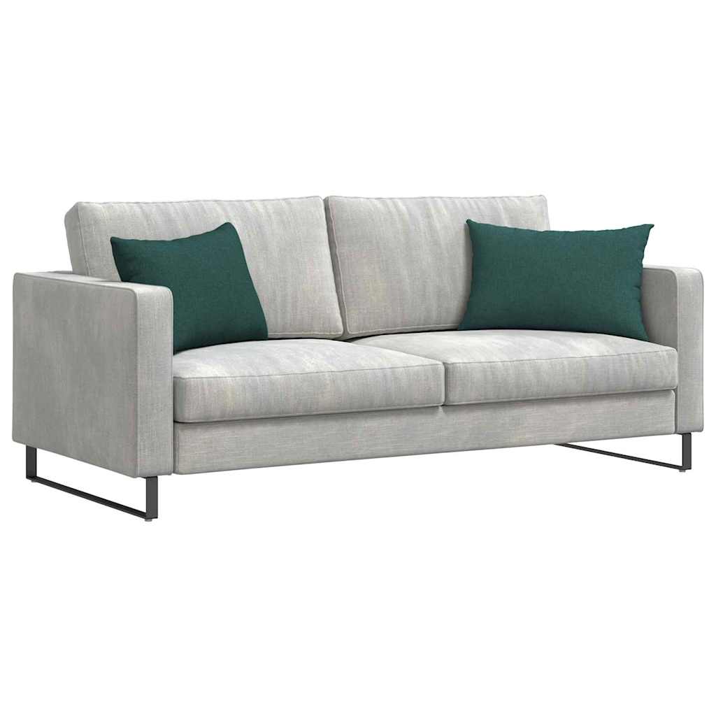 Coussins de canapé 2 pcs Vert foncé 60 x 40 cm Tissu