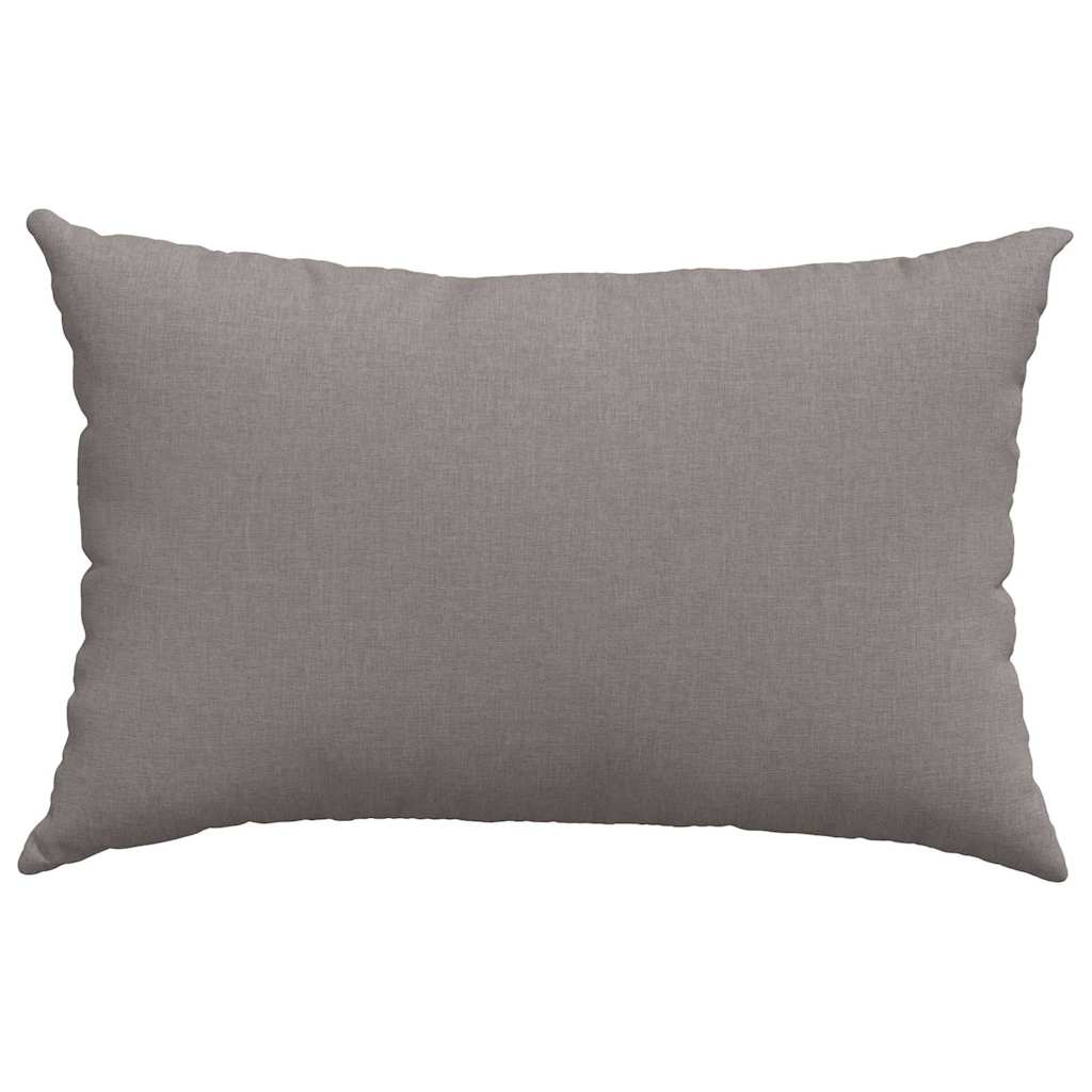 Coussins de canapé 2 pcs Taupe 60 x 40 cm Tissu
