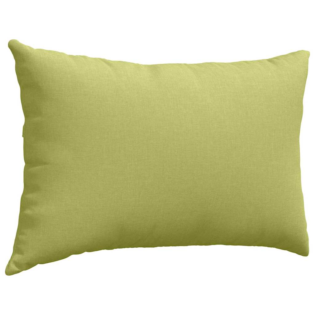 Sofa cushions 2 pcs Light green 60 x 40 cm Fabric