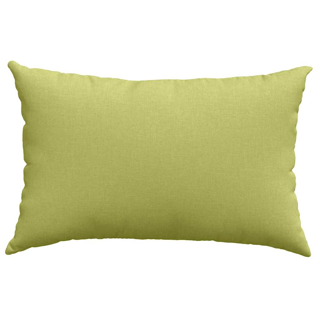 Sofa cushions 2 pcs Light green 60 x 40 cm Fabric