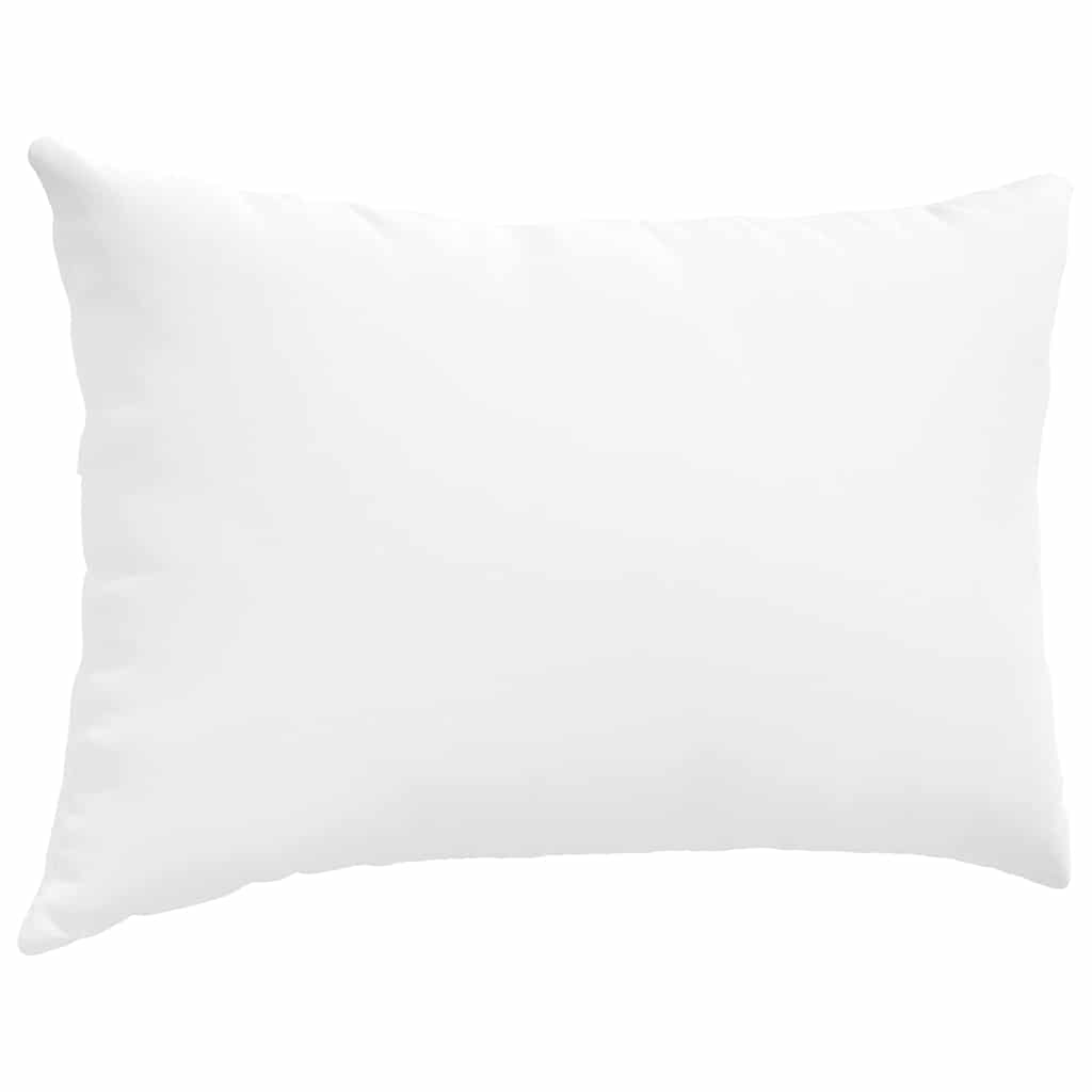 Sofa Cushions 2 pcs White 60 x 40 cm Fabric