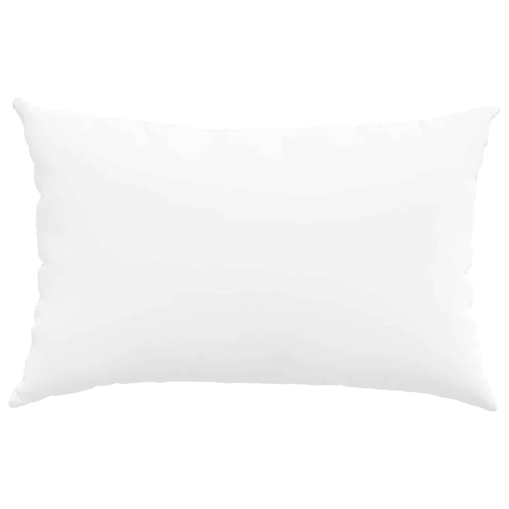 Sofa Cushions 2 pcs White 60 x 40 cm Fabric
