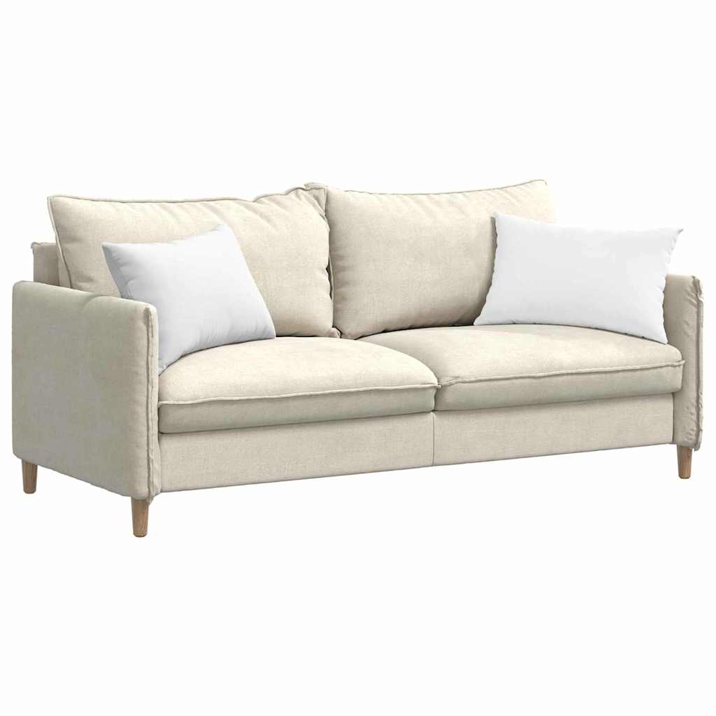 Sofa Cushions 2 pcs White 60 x 40 cm Fabric