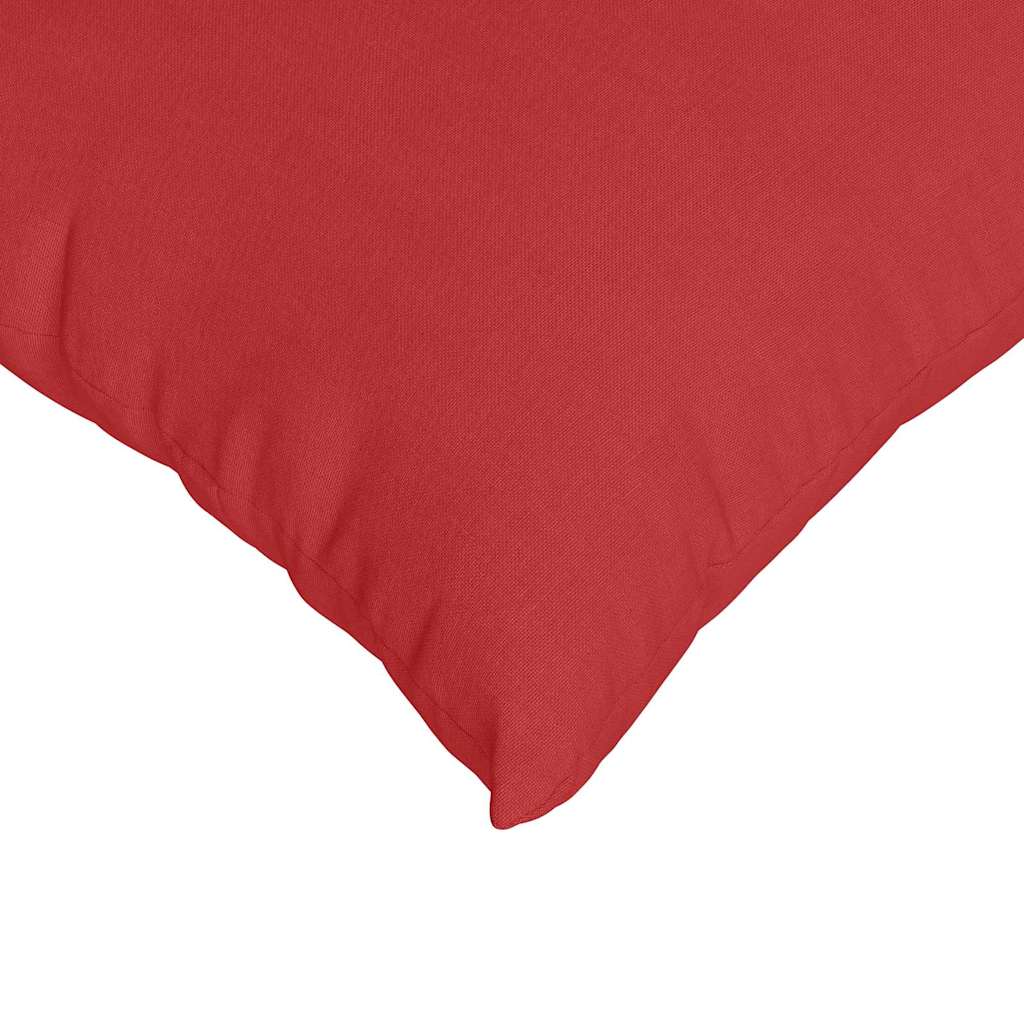 Sofa cushions 2 pcs Red 60 x 40 cm Fabric