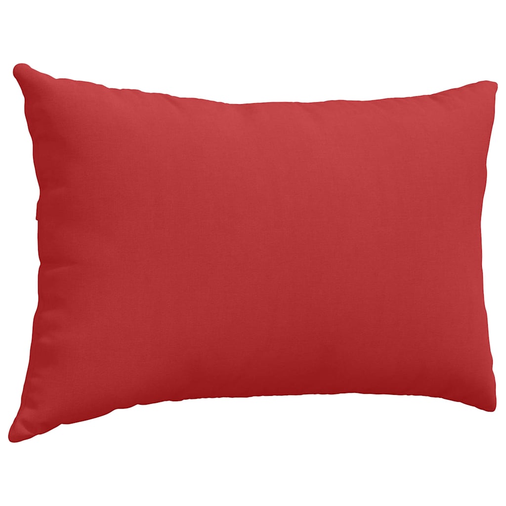 Sofa cushions 2 pcs Red 60 x 40 cm Fabric