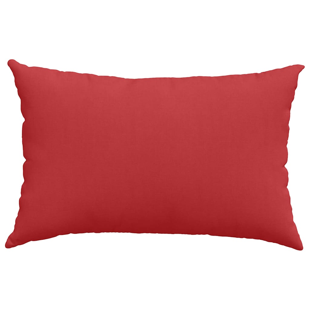 Sofa cushions 2 pcs Red 60 x 40 cm Fabric